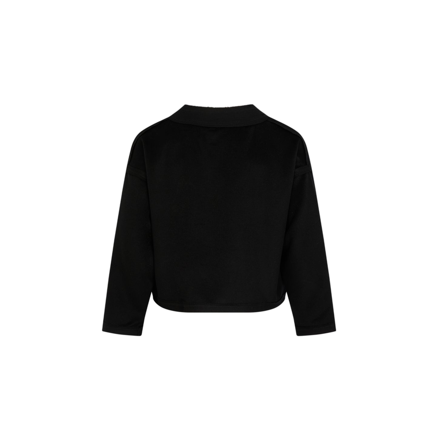Black Merino Wool Kimono