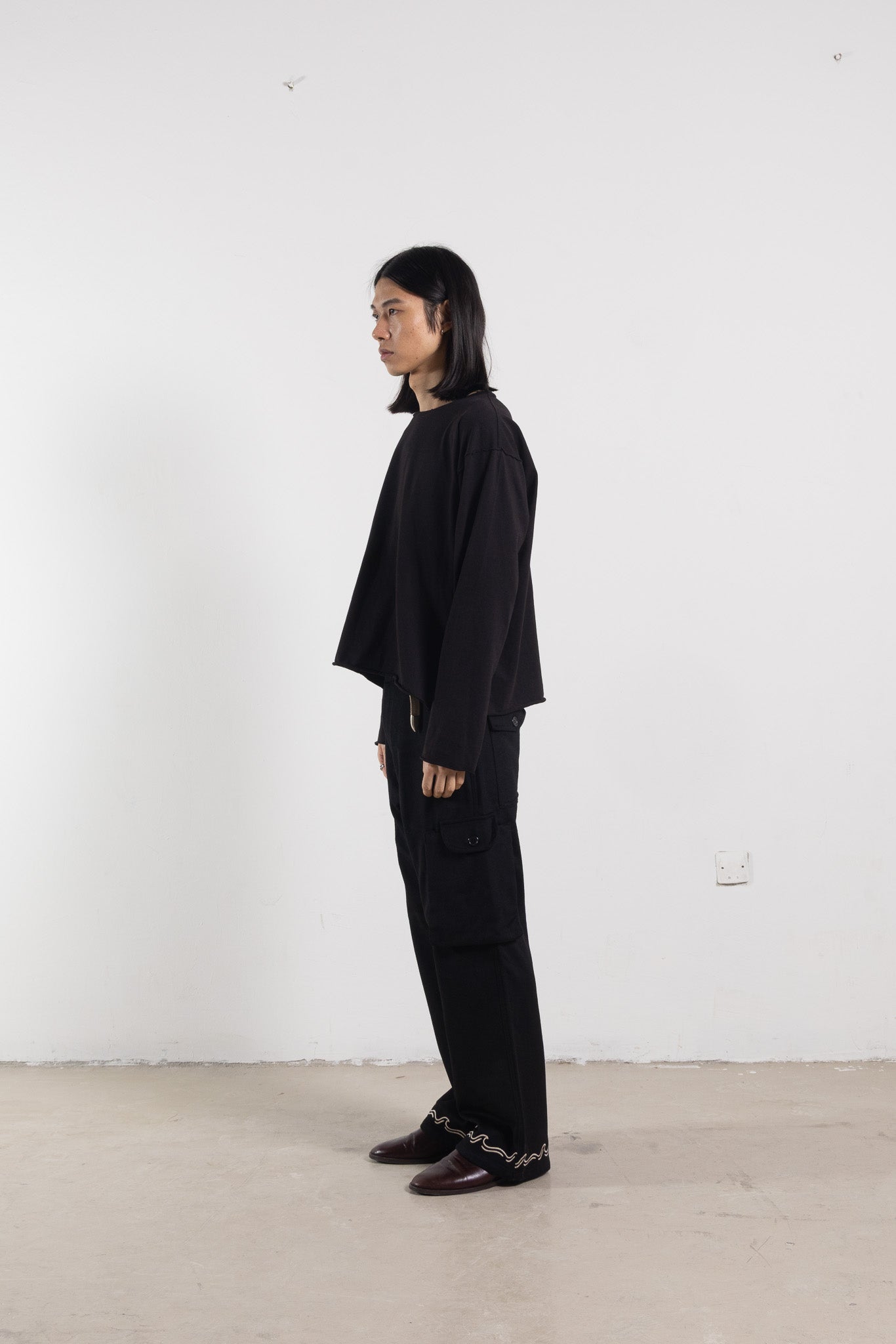Long-Sleeve Cotton T-Shirt