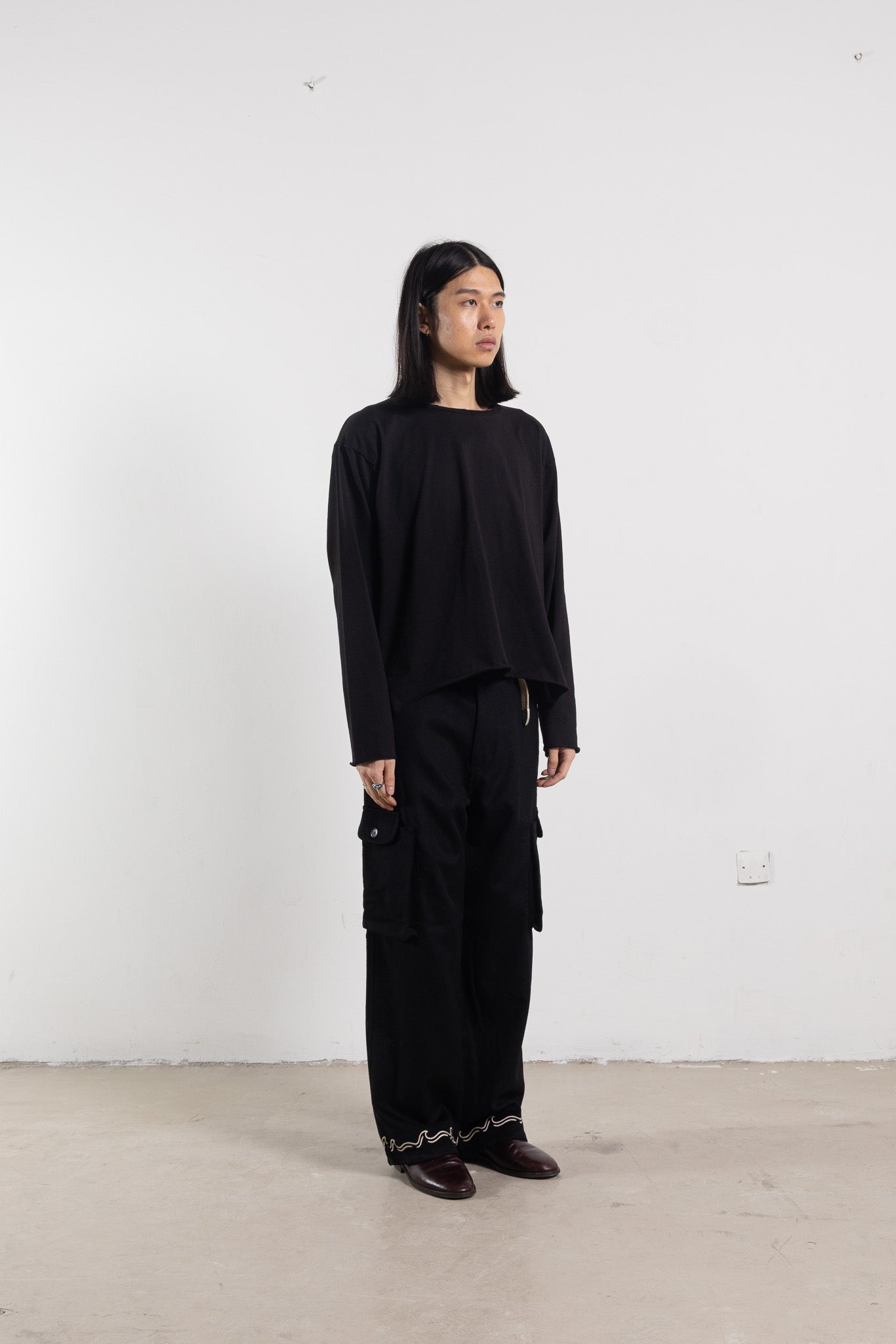 Long-Sleeve Cotton T-Shirt